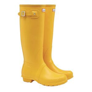 Hunter Womens/Ladies Original Tall Galoshes / Yellow